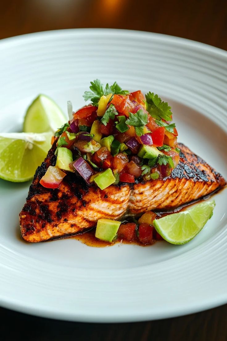 Elevate Weeknights: Crispy Salmon with Creamy Avocado Salsa